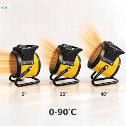 BLOW EH-01 2000 W -lämpöpuhallin termostaatilla
