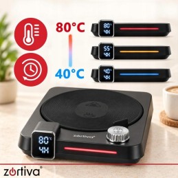 40 W mukinlämmitin – 40–80 °C, ajastin 12 h