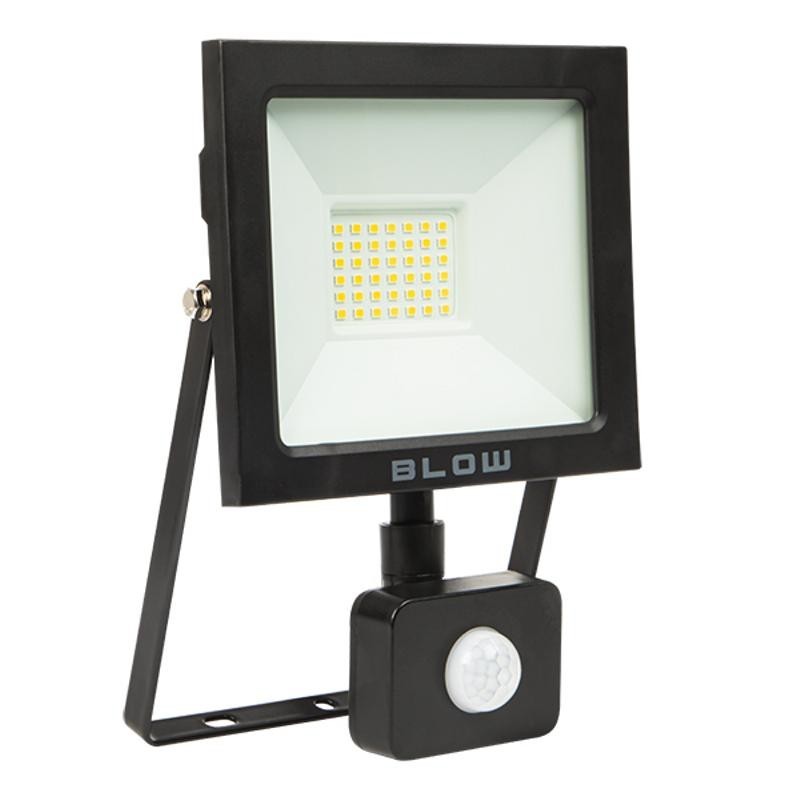 LED-valonheitin 30 W, 2400 lm – PIR, IP65