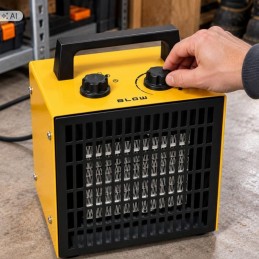 BLOW EH-02 2000 W -lämpöpuhallin termostaatilla