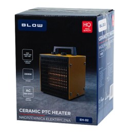 BLOW EH-02 2000 W -lämpöpuhallin termostaatilla