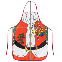 Jouluinen Esiliina Joulupukki 92x51 cm | Keittiöessu Jouluun