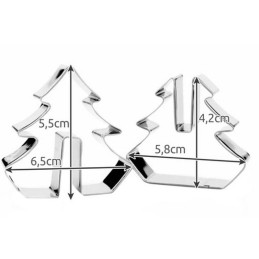 3D Joulumuotit Piparkakuille 8 kpl | Piparkakkumuotit
