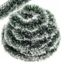 Luminen Jouluköynnös 6 m / Ø 15 cm | Huurteinen Kuusennauha