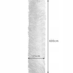Valkoinen Jouluköynnös 6 m / Ø 15 cm | Kuusennauha
