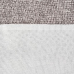 Tonttukaitaliina Jaloilla 215x34 cm | Harmaa-Punainen