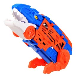 5-in-1 T-Rex Dinosaurus Rekka ja Autorata | Laukaisin + 6 Autoa