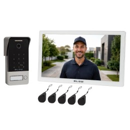 2-Johdin WiFi Video-ovipuhelin 10,1" Kosketusnäytöllä | Tuya