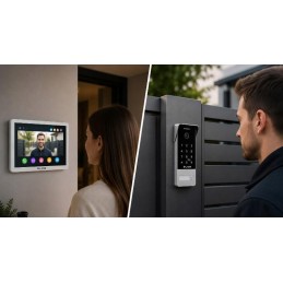 2-Johdin WiFi Video-ovipuhelin 10,1" Kosketusnäytöllä | Tuya