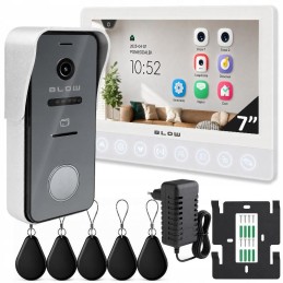 4-Johdin Video-ovikello 7" IPS-Näytöllä | RFID Ovipuhelin