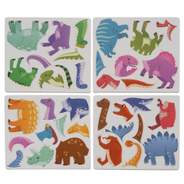 Magneettinen kirjapeli "Dinosaurukset" 36 osalla | Reissupeli