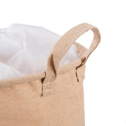 Kankaallinen säilytyskori ja pyykkikori XL 35L | Suljettava