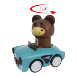 Sensoriset leikkiautot eläinhahmoilla 4-in-1 (Press & Go) | 18m+
