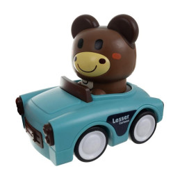Sensoriset leikkiautot eläinhahmoilla 4-in-1 (Press & Go) | 18m+