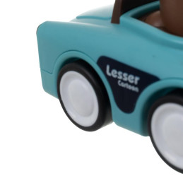 Sensoriset leikkiautot eläinhahmoilla 4-in-1 (Press & Go) | 18m+