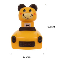 Sensoriset leikkiautot eläinhahmoilla 4-in-1 (Press & Go) | 18m+