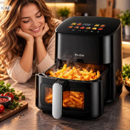 Kiertoilmakypsennin Air Fryer BLOW (80–200°C) | Digitaalinen