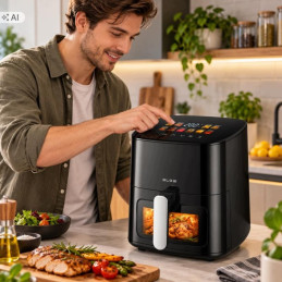 Kiertoilmakypsennin Air Fryer BLOW (80–200°C) | Digitaalinen
