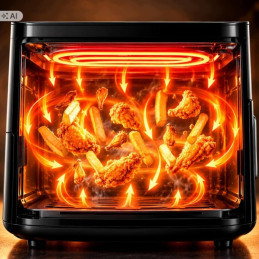 Kiertoilmakypsennin Air Fryer BLOW (80–200°C) | Digitaalinen