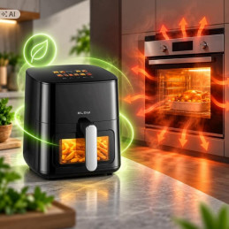 Kiertoilmakypsennin Air Fryer BLOW (80–200°C) | Digitaalinen