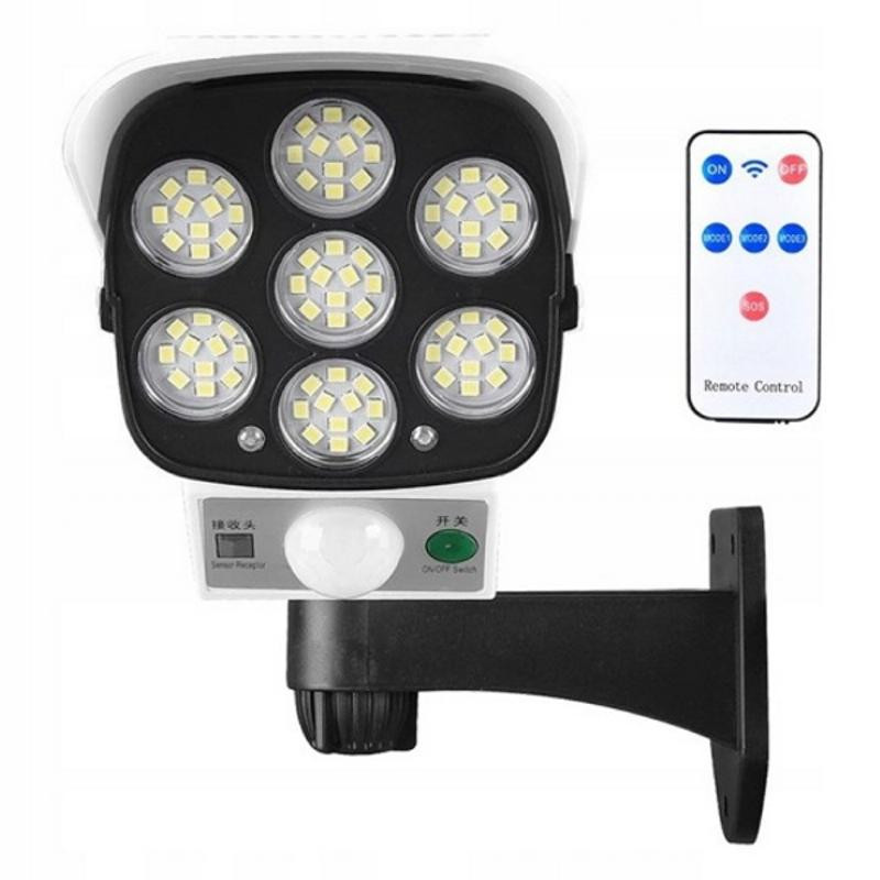 Valekameran 77 COB LED -valopaneeli ja hämärätunnistin