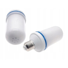 LED-liekkipolttimo E27 9W Gravitaatiosensorilla