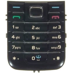Nokia 6233 näppäimet, musta