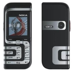 Nokia 7260 kuoret, musta